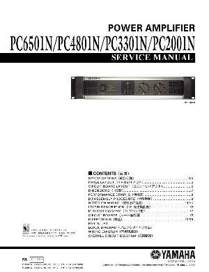 Сервисная инструкция Yamaha PC2001N, PC3301N, PC4801N, PC6501N ― Manual-Shop.ru