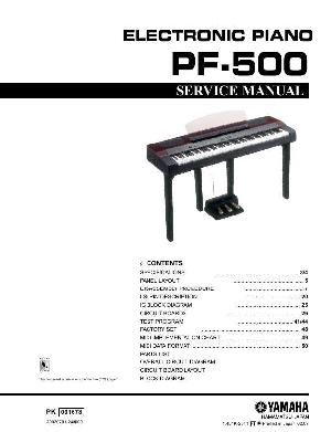 Сервисная инструкция Yamaha PF-500  ― Manual-Shop.ru
