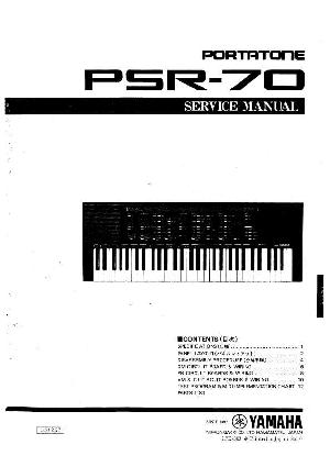 Service manual Yamaha PSR-70 ― Manual-Shop.ru
