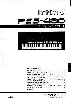Сервисная инструкция Yamaha PSS-480 ― Manual-Shop.ru