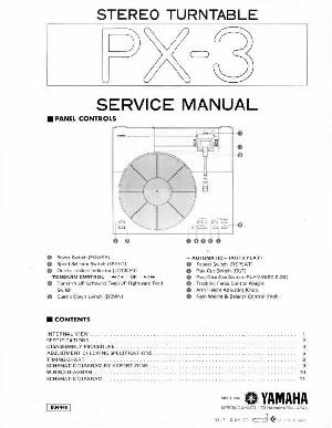 Сервисная инструкция Yamaha PX-3 ― Manual-Shop.ru