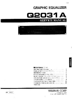 Сервисная инструкция Yamaha Q2031A ― Manual-Shop.ru