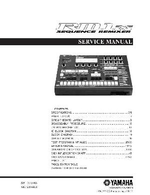 Сервисная инструкция Yamaha RM1X ― Manual-Shop.ru