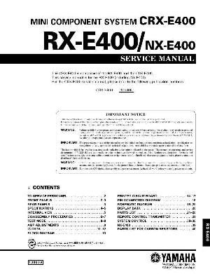 Сервисная инструкция Yamaha RX-E400 ― Manual-Shop.ru