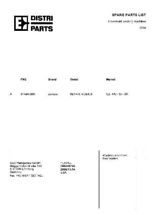 Service manual Zanussi ADVANTAGE-400 ― Manual-Shop.ru