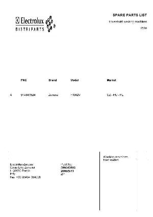 Service manual Zanussi F-1002V ― Manual-Shop.ru