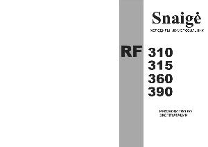 User manual Snaige RF-360  ― Manual-Shop.ru