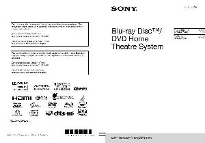 Инструкция Sony BDV-N890W  ― Manual-Shop.ru