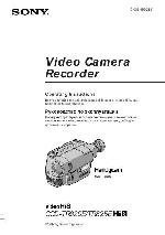 User manual Sony CCD-TR825E 