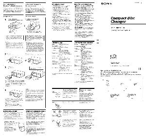 User manual Sony CDX-828  ― Manual-Shop.ru