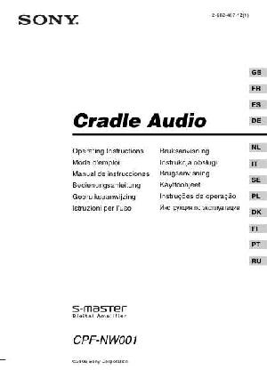 Инструкция Sony CPF-NW001  ― Manual-Shop.ru
