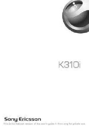 Инструкция Sony Ericsson K310i  ― Manual-Shop.ru