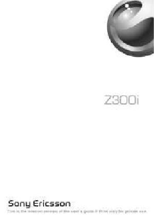 User manual Sony Ericsson Z300i  ― Manual-Shop.ru