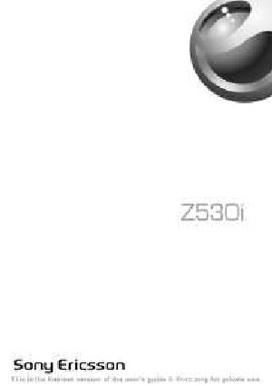 User manual Sony Ericsson Z530i  ― Manual-Shop.ru