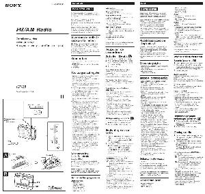 Инструкция Sony ICF-28  ― Manual-Shop.ru