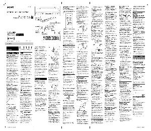 Инструкция Sony ICF-DS15IP  ― Manual-Shop.ru