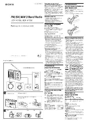 Инструкция Sony ICF-F11S  ― Manual-Shop.ru