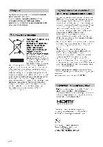 Инструкция Sony KDL-40D3010 