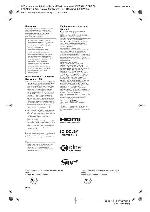 Инструкция Sony KDL-40V5600 