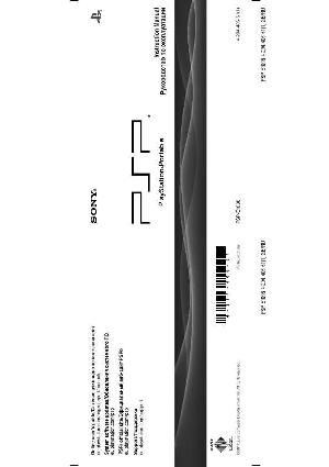 Инструкция Sony PSP-E1008  ― Manual-Shop.ru