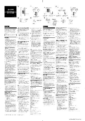 Инструкция Sony SA-WM200  ― Manual-Shop.ru