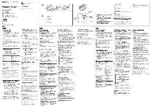 Инструкция Sony WM-EX521  ― Manual-Shop.ru