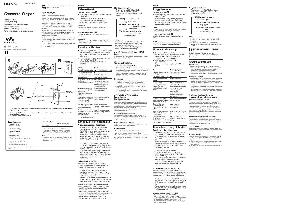Инструкция Sony WM-EX522  ― Manual-Shop.ru