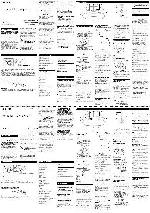 User manual Sony ZS-PS20CP  ― Manual-Shop.ru