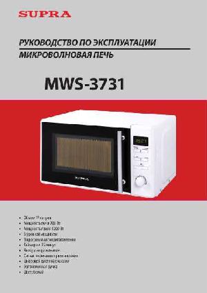 User manual Supra MWS-3731  ― Manual-Shop.ru