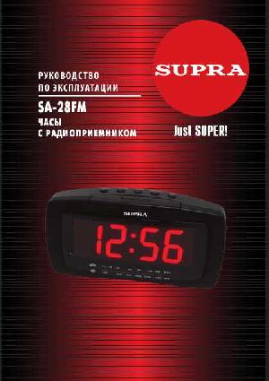 Инструкция Supra SA-28FM  ― Manual-Shop.ru