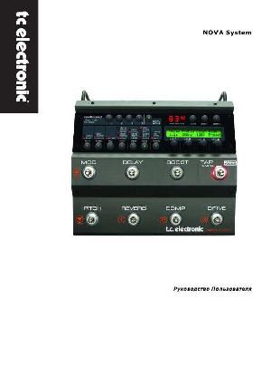 User manual T.C.electronic NOVA System  ― Manual-Shop.ru