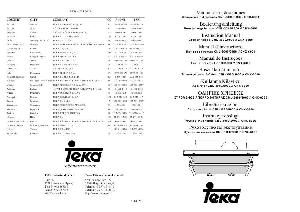 User manual Teka CNL-9000  ― Manual-Shop.ru