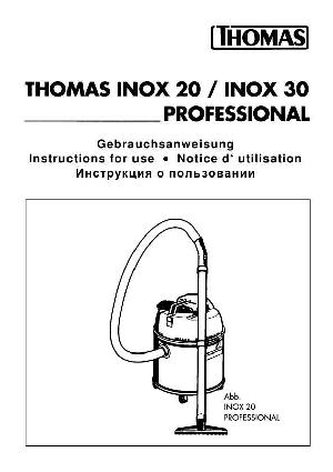Инструкция Thomas INOX 20 Professional  ― Manual-Shop.ru