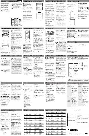 Инструкция Thomson CS-96  ― Manual-Shop.ru