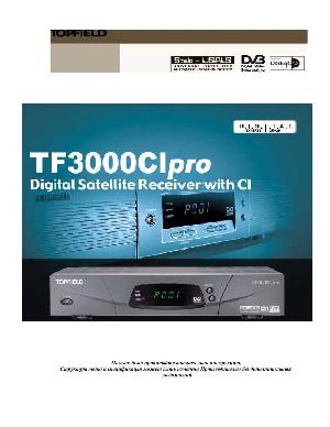 Инструкция Topfield TF-3000CIP  ― Manual-Shop.ru