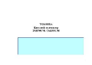 Инструкция Toshiba 29JZ9UM  ― Manual-Shop.ru