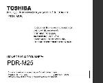User manual Toshiba PDR-M25 