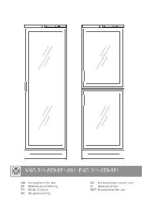 User manual VESTFROST FKG-371  ― Manual-Shop.ru