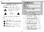 User manual Vitek VT-3470 