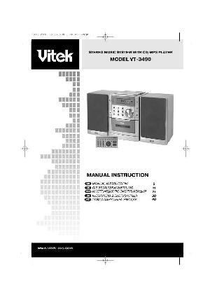 User manual Vitek VT-3490  ― Manual-Shop.ru