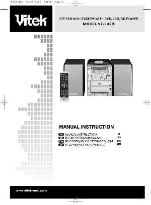 Инструкция Vitek VT-3498  ― Manual-Shop.ru