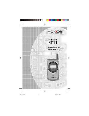 Инструкция Voxtel ST-11  ― Manual-Shop.ru
