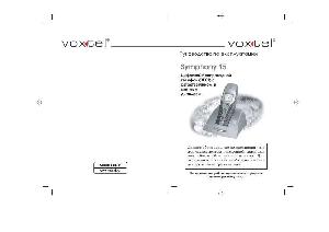 Инструкция Voxtel Symphony 15  ― Manual-Shop.ru