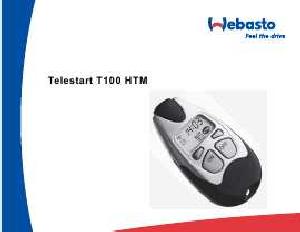 User manual WEBASTO Telestart T100 HTM  ― Manual-Shop.ru