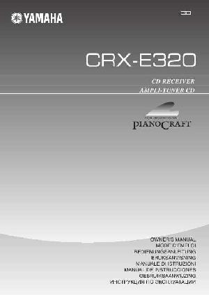 User manual Yamaha CRX-E320  ― Manual-Shop.ru