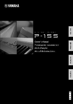 User manual Yamaha P-155  ― Manual-Shop.ru