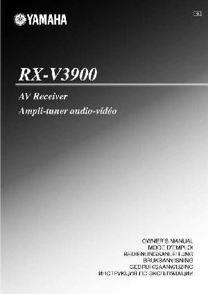 User manual Yamaha RX-V3900  ― Manual-Shop.ru