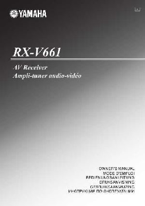 User manual Yamaha RX-V661  ― Manual-Shop.ru