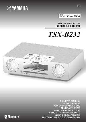 User manual Yamaha TSX-B232  ― Manual-Shop.ru