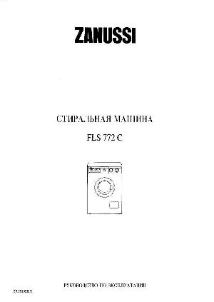 User manual Zanussi FLS-772C  ― Manual-Shop.ru
